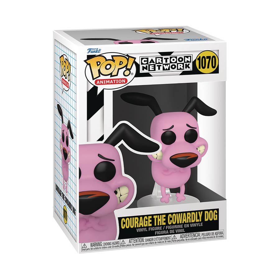 POP Animation Cartoon Network Courage The Cowardly Dog Vinyl Figure