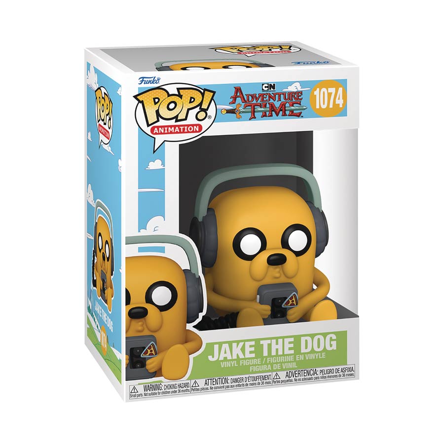 POP Animation Adventure Time Jake The Dog With Player Vinyl Figure