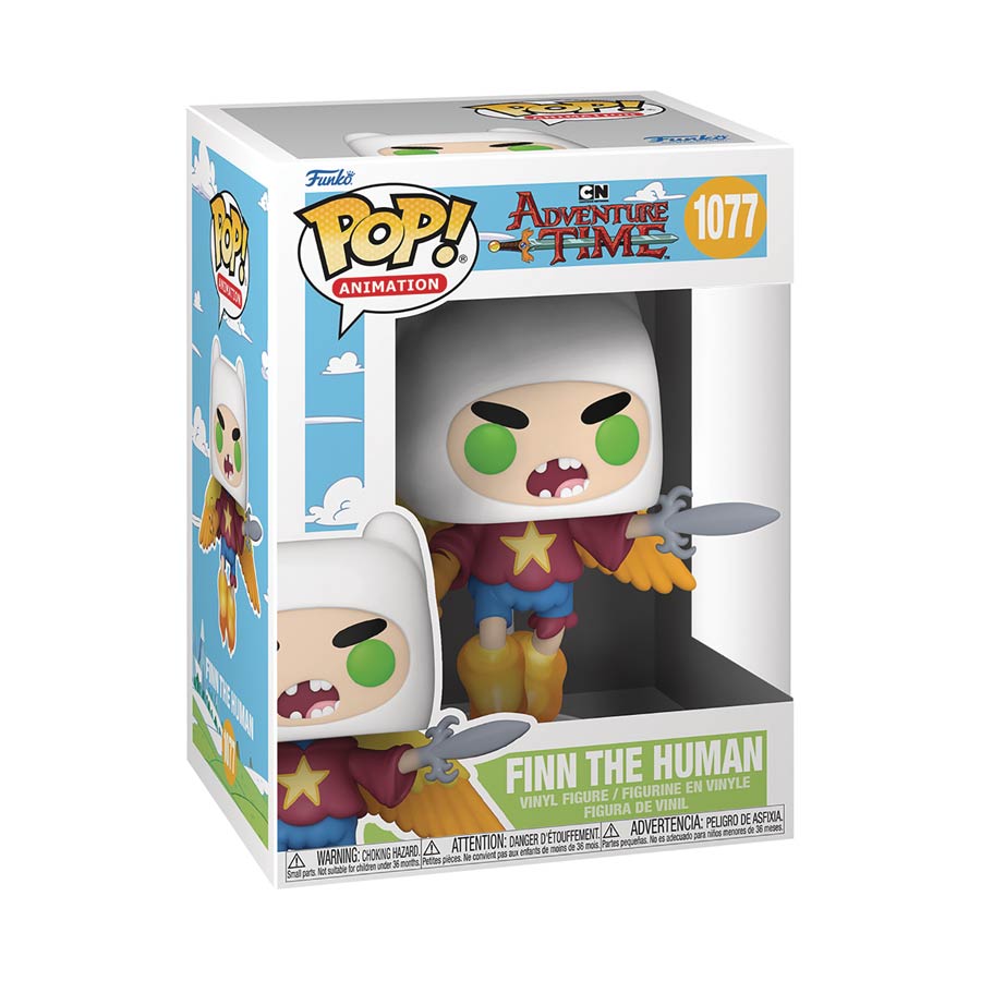 POP Animation Adventure Time Ultimate Wizard Finn The Human Vinyl Figure