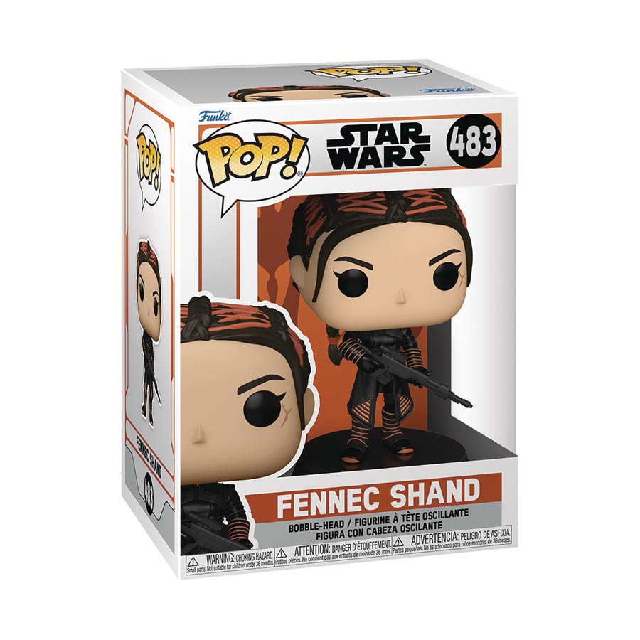 POP Star Wars The Mandalorian Fennec Shand Vinyl Bobble Head