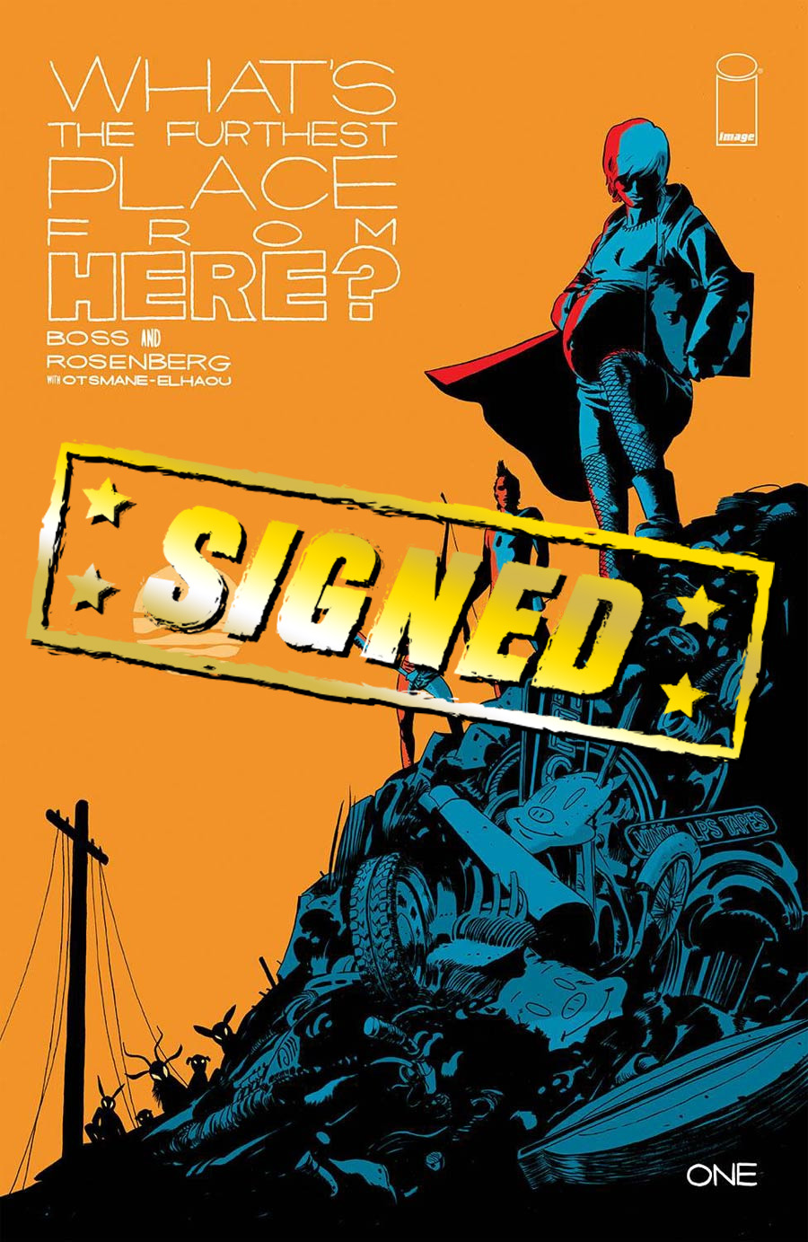 Whats The Furthest Place From Here #1 Cover J Variant Marcos Martin Cover Signed By Matthew Rosenberg & Tyler Boss