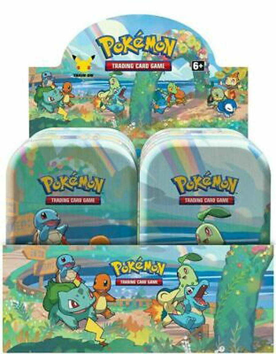 Pokemon Celebrations Mini Tin Display of 8 Tins