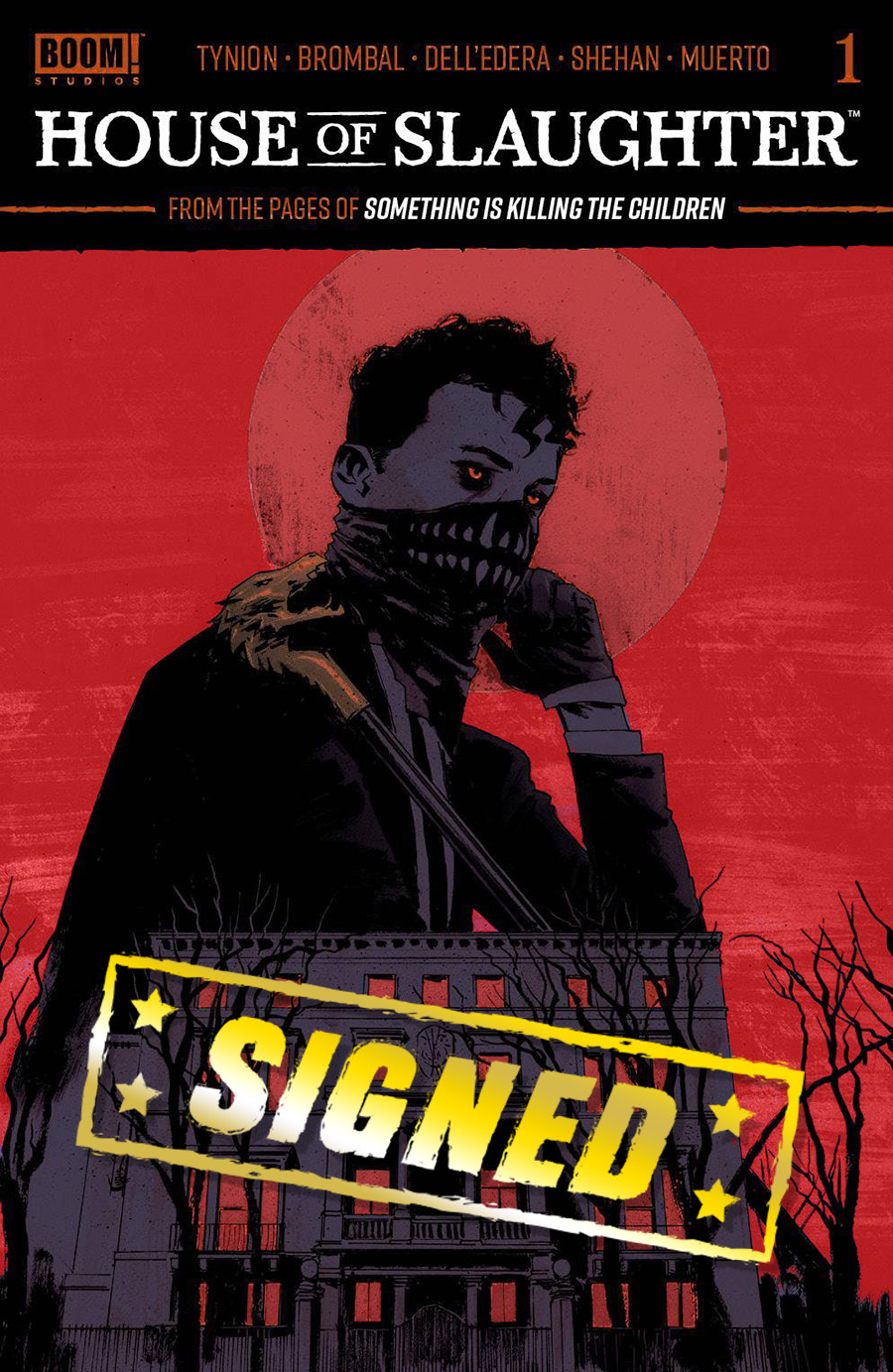 House Of Slaughter #1 Cover U-B Variant Chris Shehan Red Foil Cover Signed By James Tynion IV