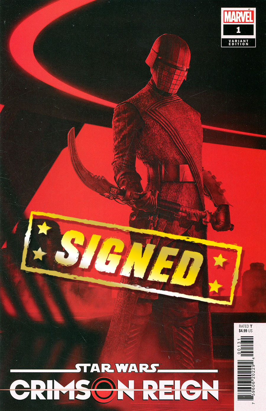 Star Wars Crimson Reign #1 Cover J Variant Rahzzah Knights Of Ren Cover Signed By Charles Soule
