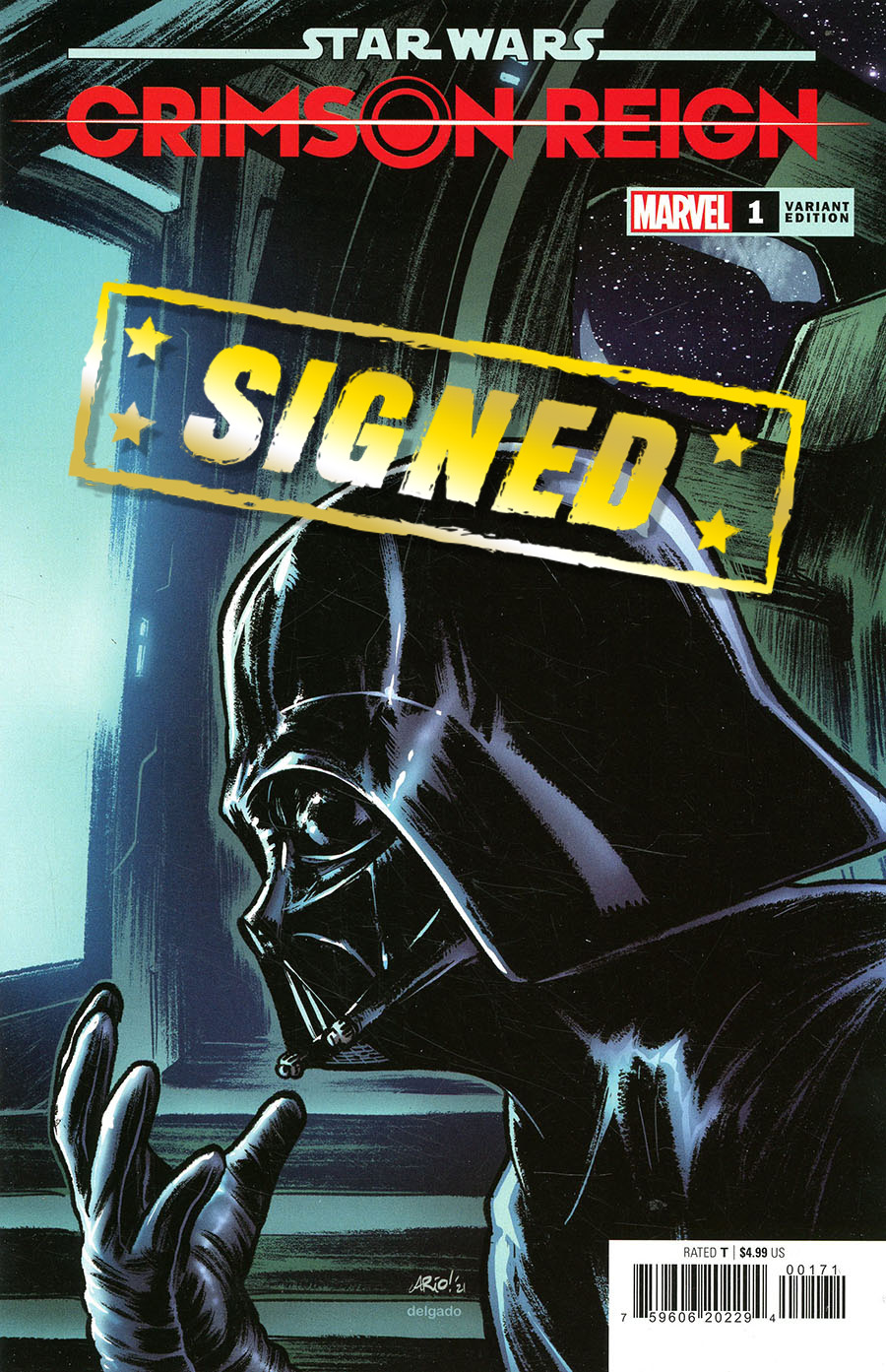 Star Wars Crimson Reign #1 Cover N Variant Ario Anindito Connecting Cover Signed By Charles Soule
