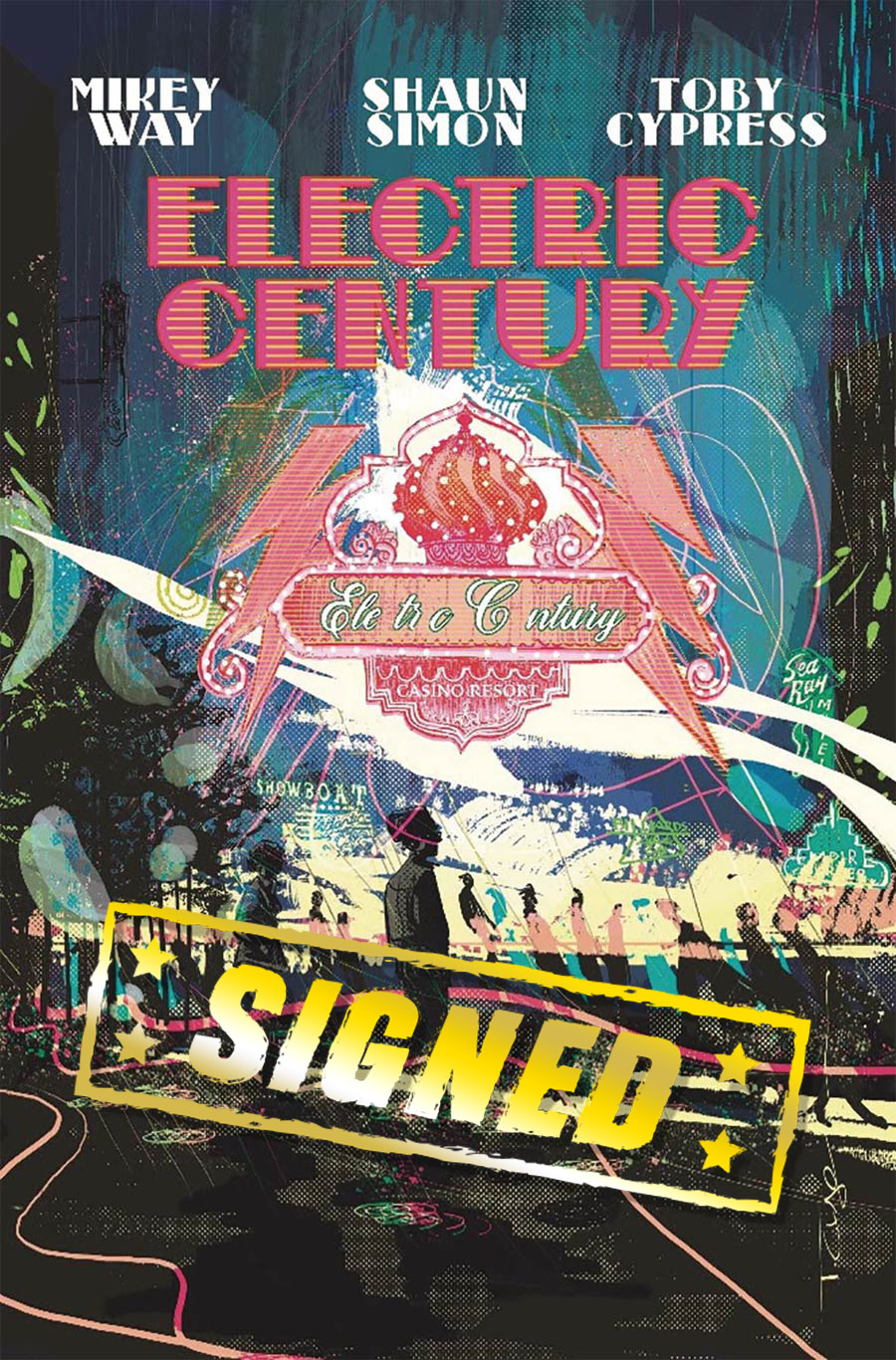 Electric Century GN Signed By Mikey Way