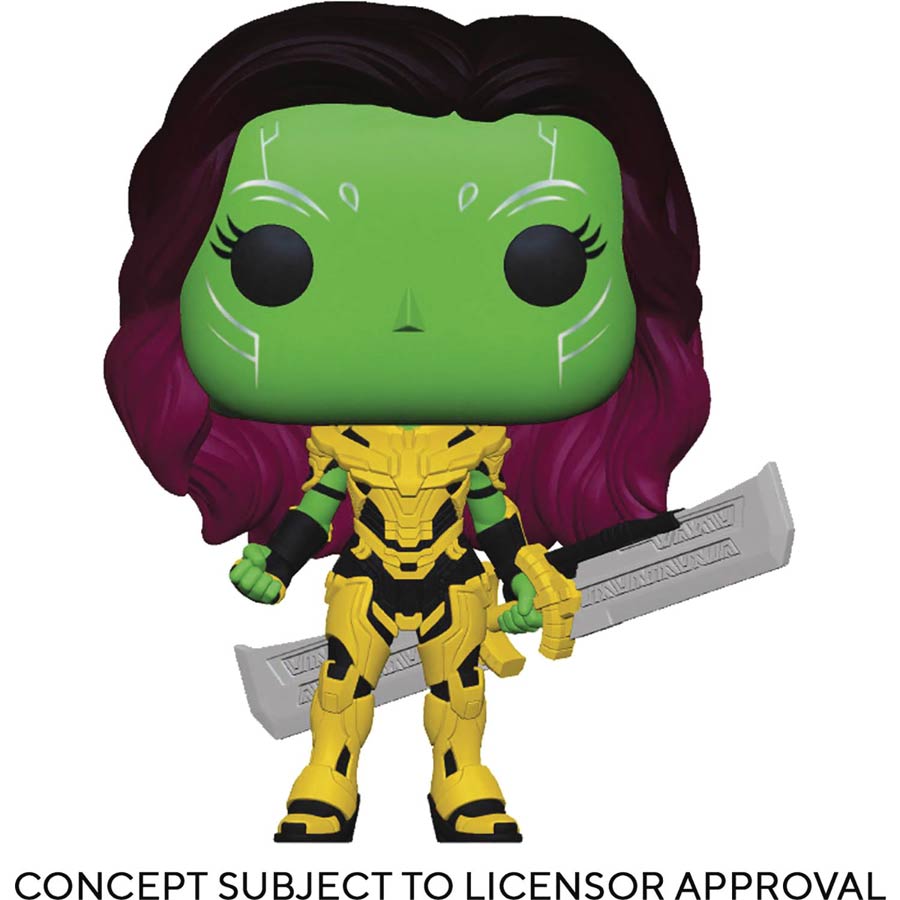 POP Marvel What If Gamora With Blade Of Thanos Vinyl Bobble Head