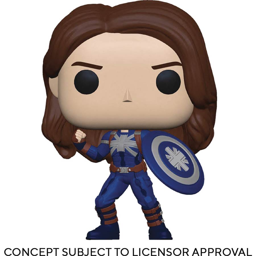 POP Marvel What If Captain Carter In Stealth Suit Vinyl Bobble Head