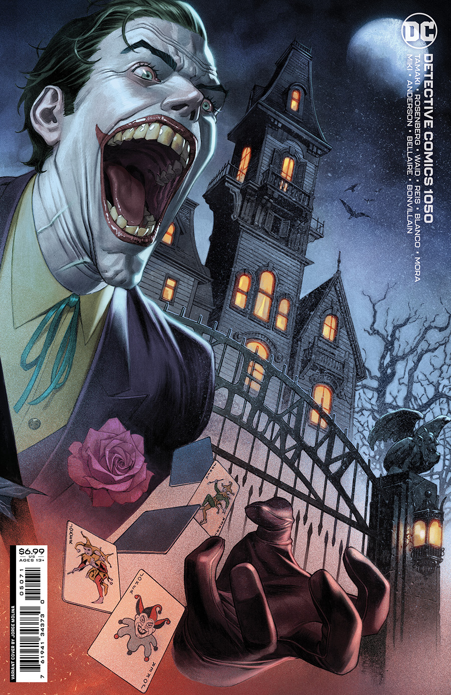 Detective Comics Vol 2 #1050 Cover F Variant Jorge Molina Connecting Legacy Joker Card Stock Cover