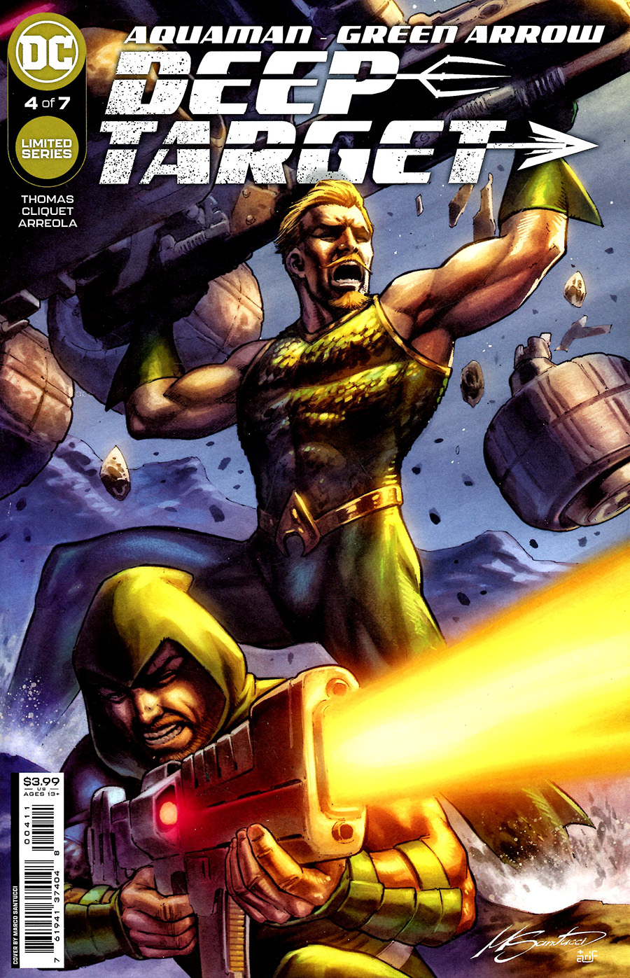 Aquaman Green Arrow Deep Target #4 Cover A Regular Marco Santucci Cover