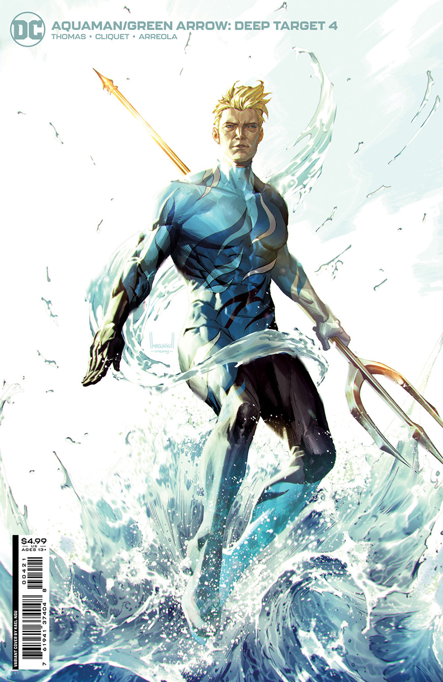 Aquaman Green Arrow Deep Target #4 Cover B Variant Kael Ngu Card Stock Cover