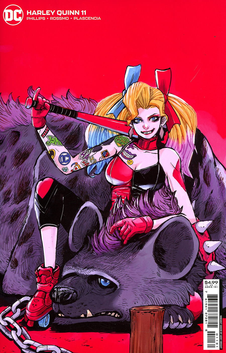 Harley Quinn Vol 4 #11 Cover D Incentive Acky Bright Card Stock Variant Cover