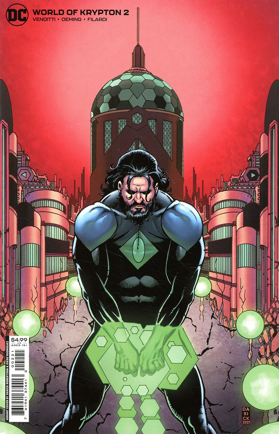 World Of Krypton Vol 3 #2 Cover B Variant Darick Robertson Card Stock Cover