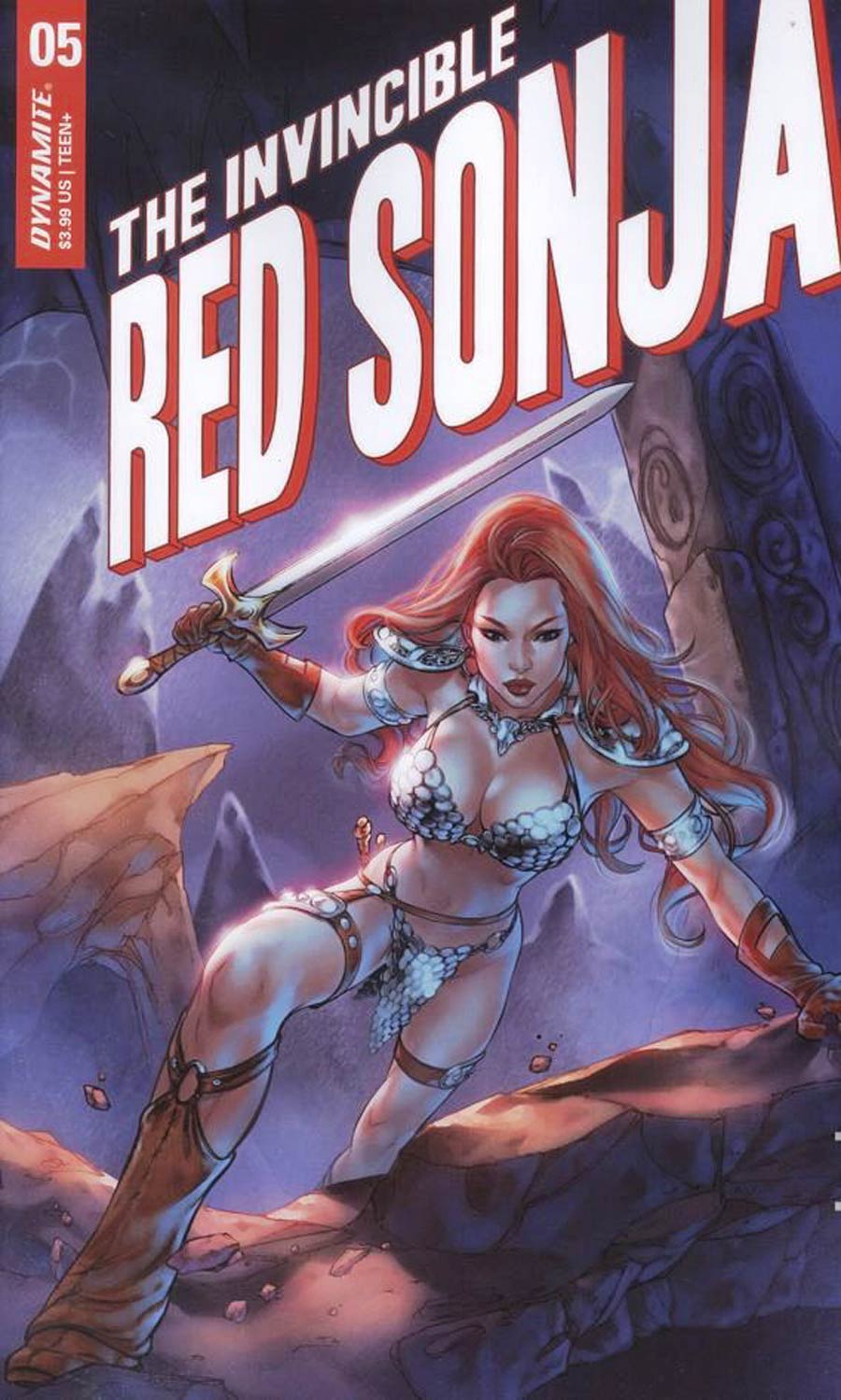 Invincible Red Sonja #5 Cover N Variant Elias Chatzoudis Cover