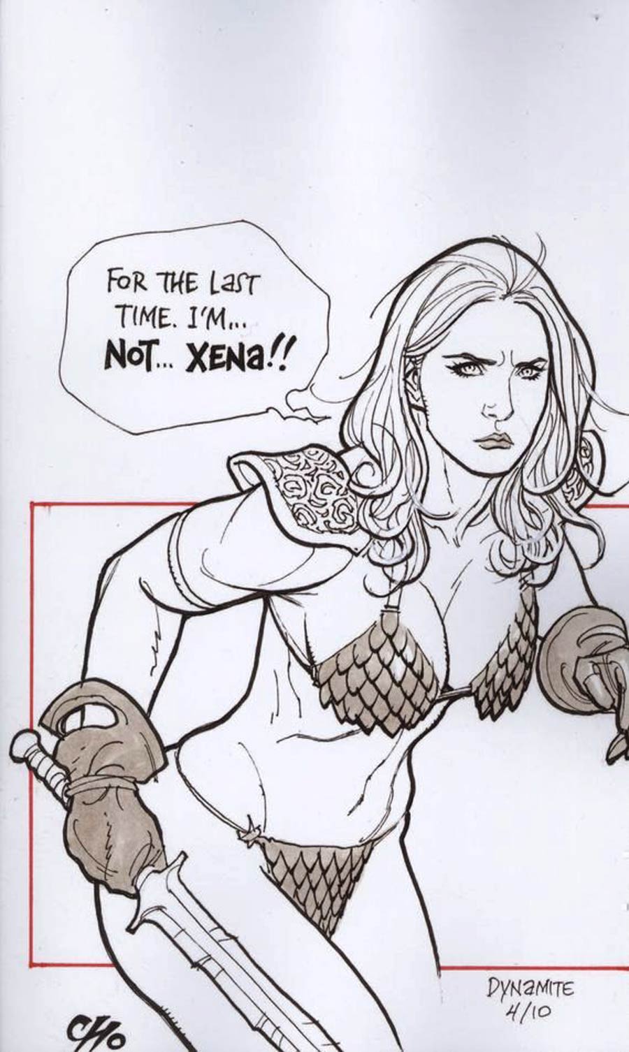 Invincible Red Sonja #5 Cover Q Incentive Frank Cho Virgin Cover