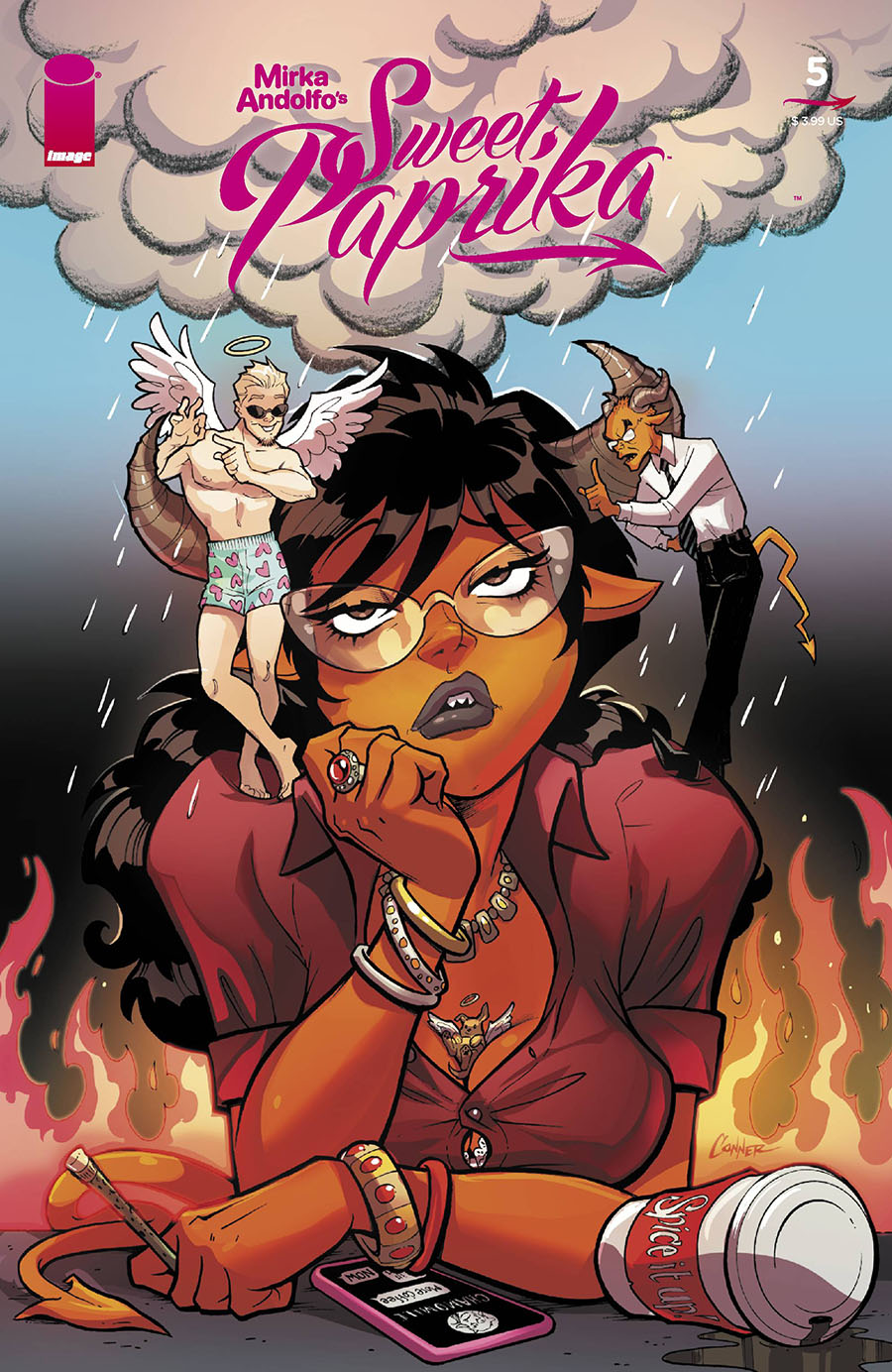 Mirka Andolfos Sweet Paprika #5 Cover B Variant Amanda Conner Cover