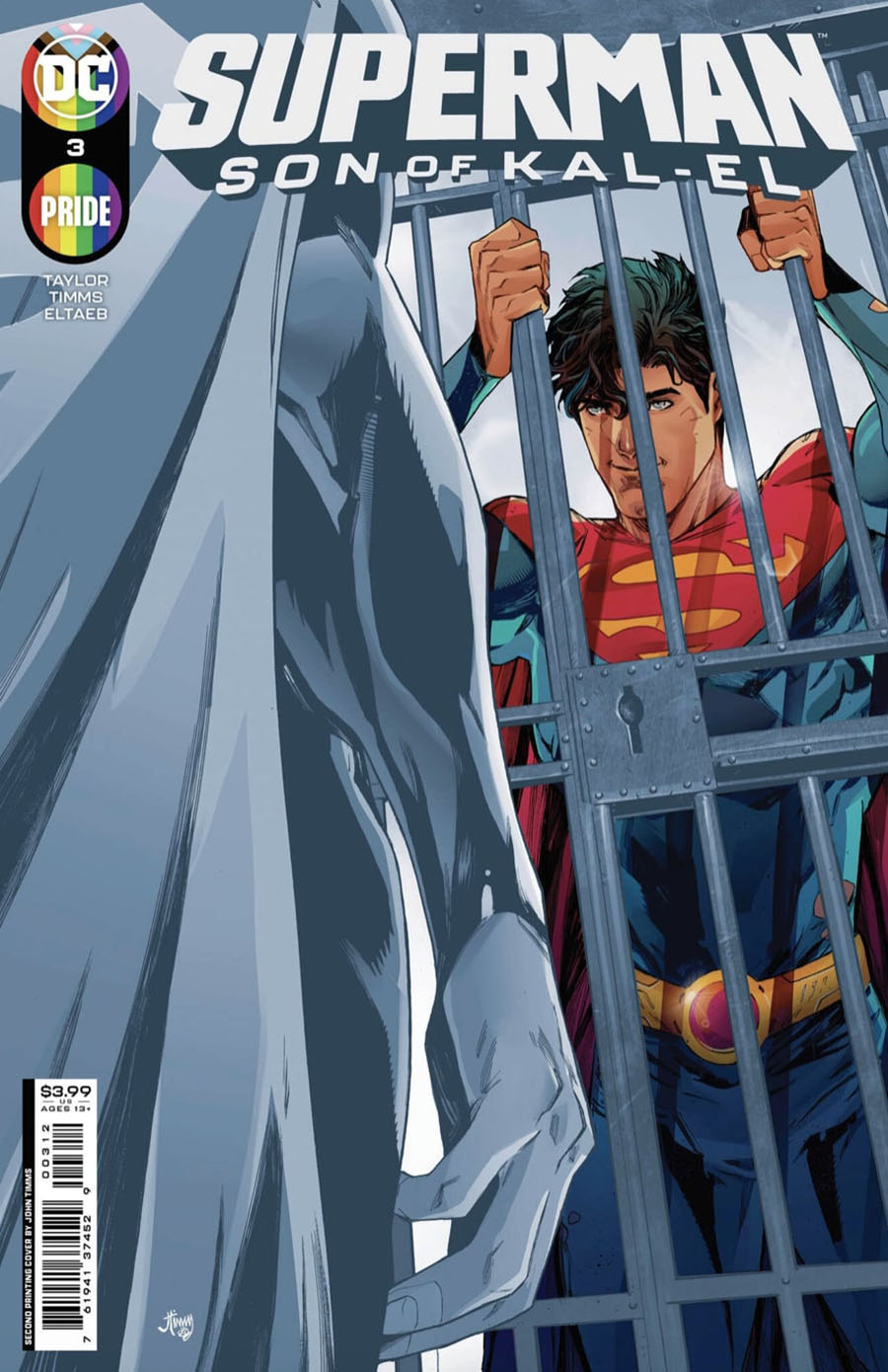 Superman Son Of Kal-El #3 Cover C 2nd Ptg John Timms Recolored Variant Cover