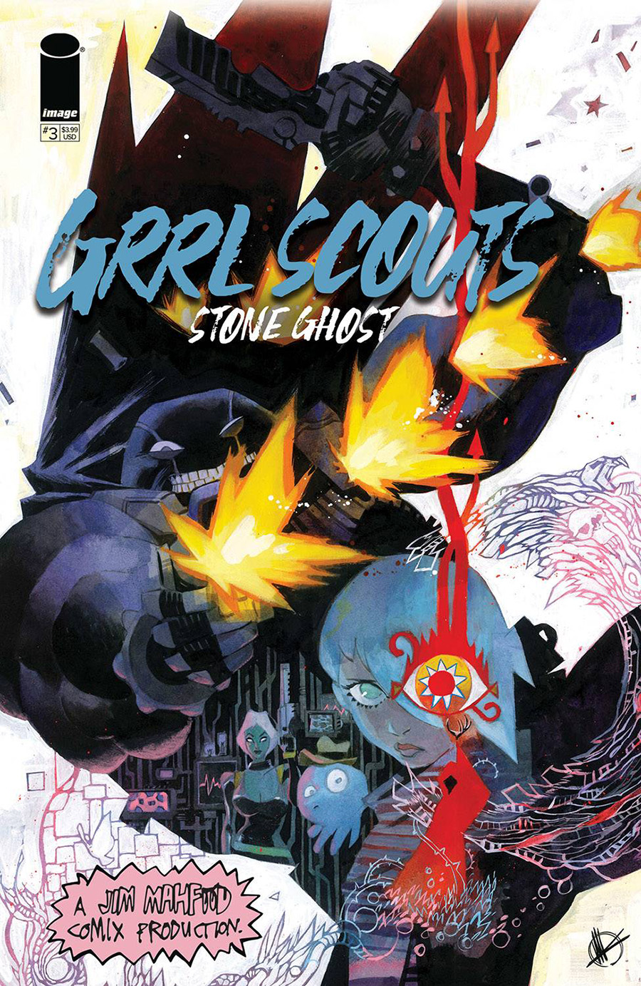Grrl Scouts Stone Ghost #3 Cover B Variant Matteo Scalera Cover