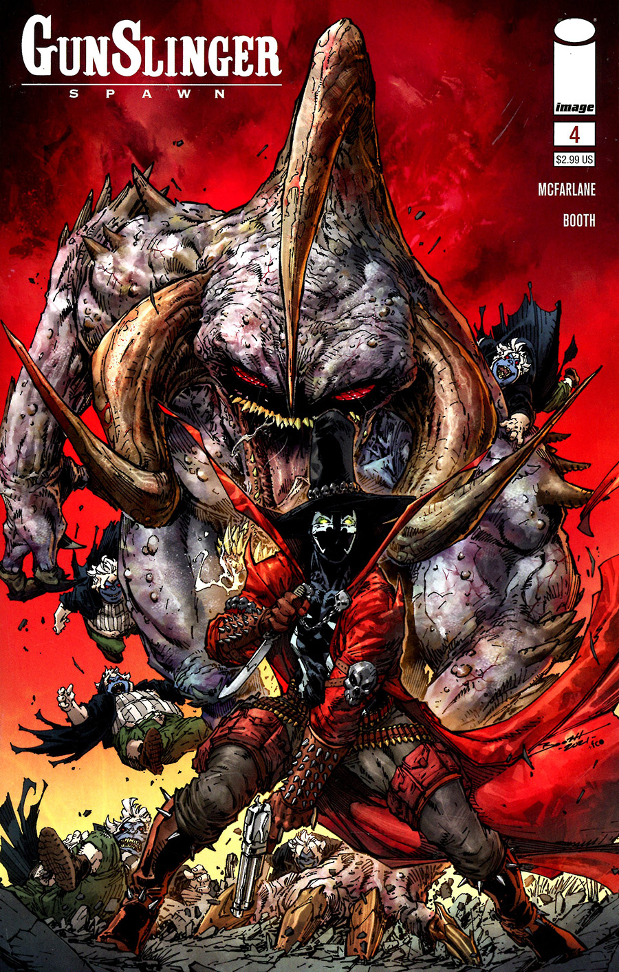 Gunslinger Spawn #4 Cover A Regular Brett Booth Cover