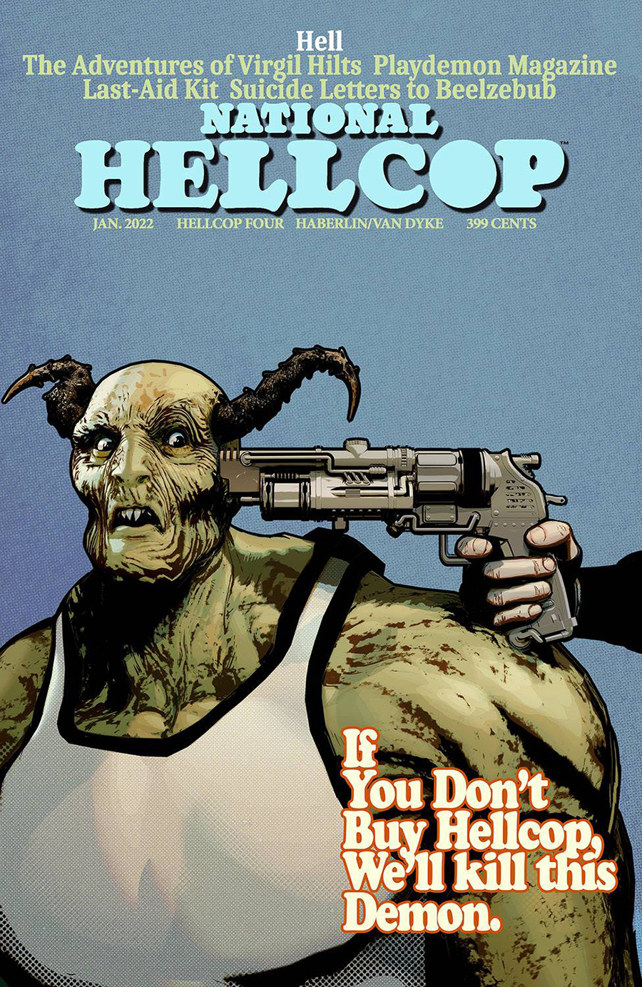 Hellcop Vol 2 #4 Cover B Variant Brian Haberlin & Geirrod Van Dyke Cover