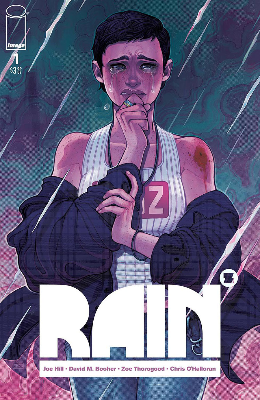 Joe Hills Rain #1 Cover B Variant Elizabeth Beals Cover