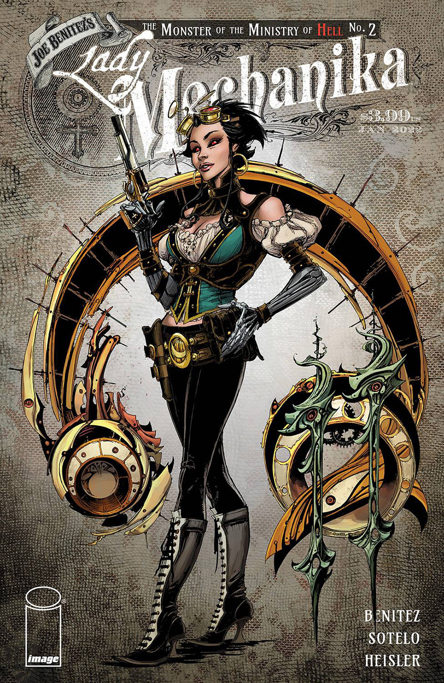 Lady Mechanika Monster Of The Ministry Of Hell #2 Cover A Regular Joe Benitez & Beth Sotelo Cover