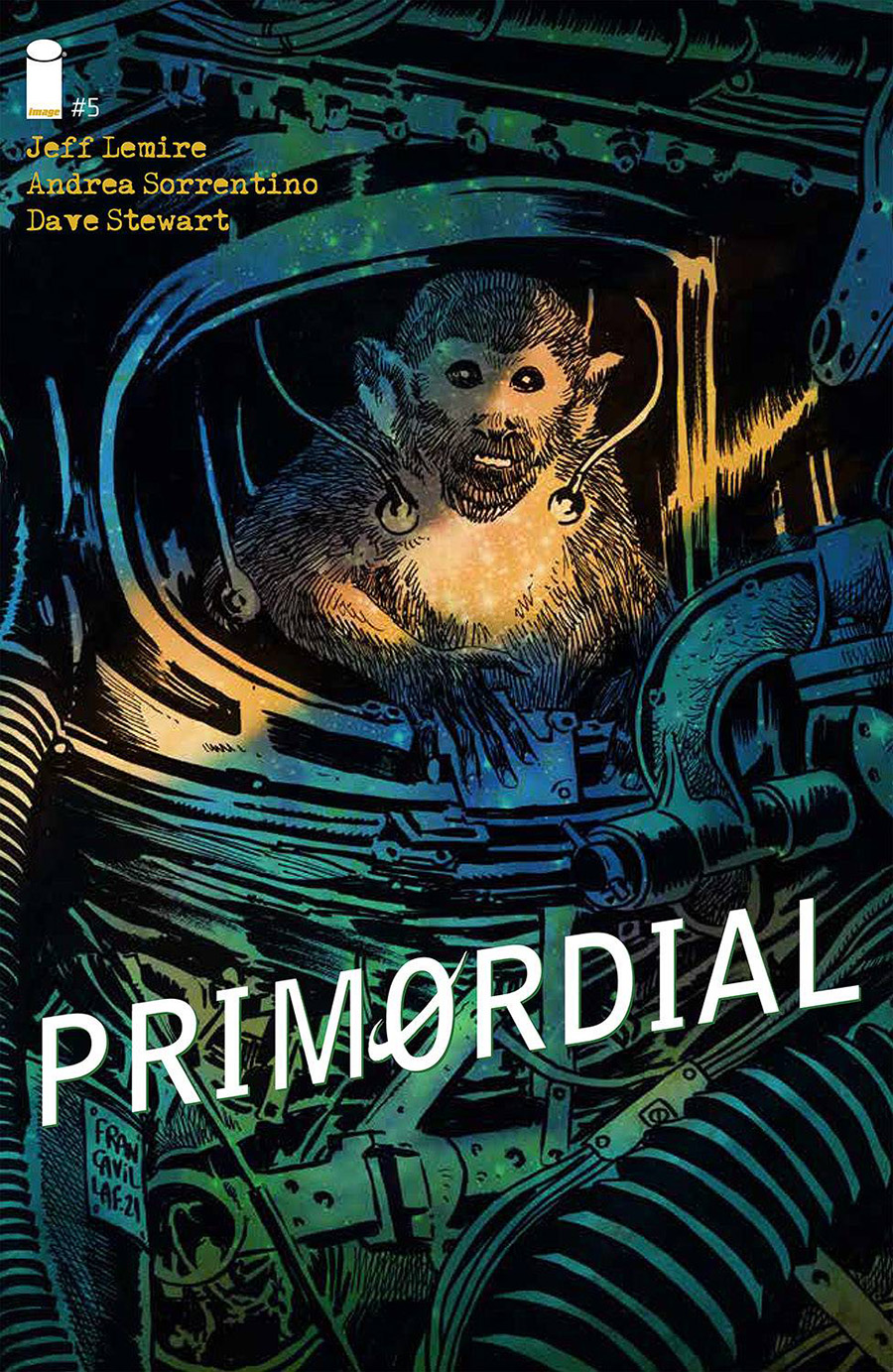 Primordial #5 Cover B Variant Francesco Francavilla Cover