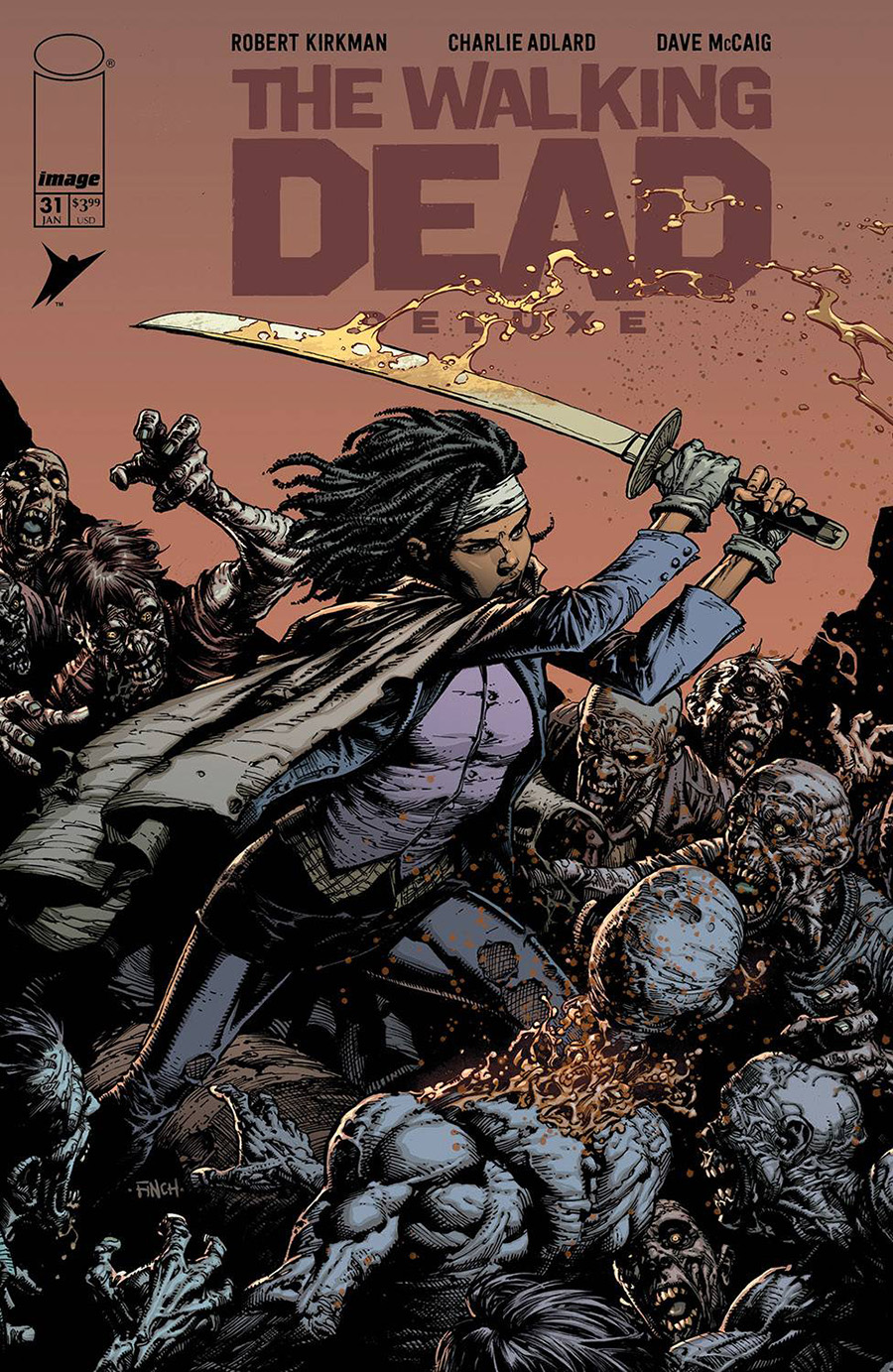 Walking Dead Deluxe #31 Cover A Regular David Finch & Dave McCaig Cover