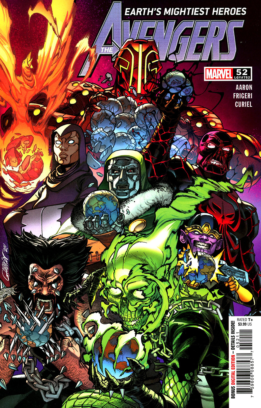 Avengers Vol 7 #52 Cover A Regular Javier Garron Cover