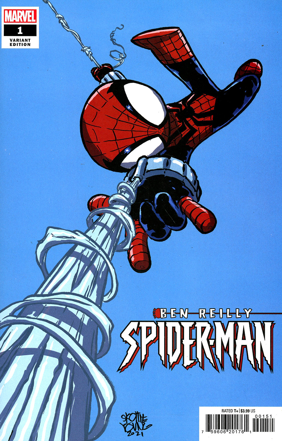 Ben Reilly Spider-Man #1 Cover C Variant Skottie Young Cover