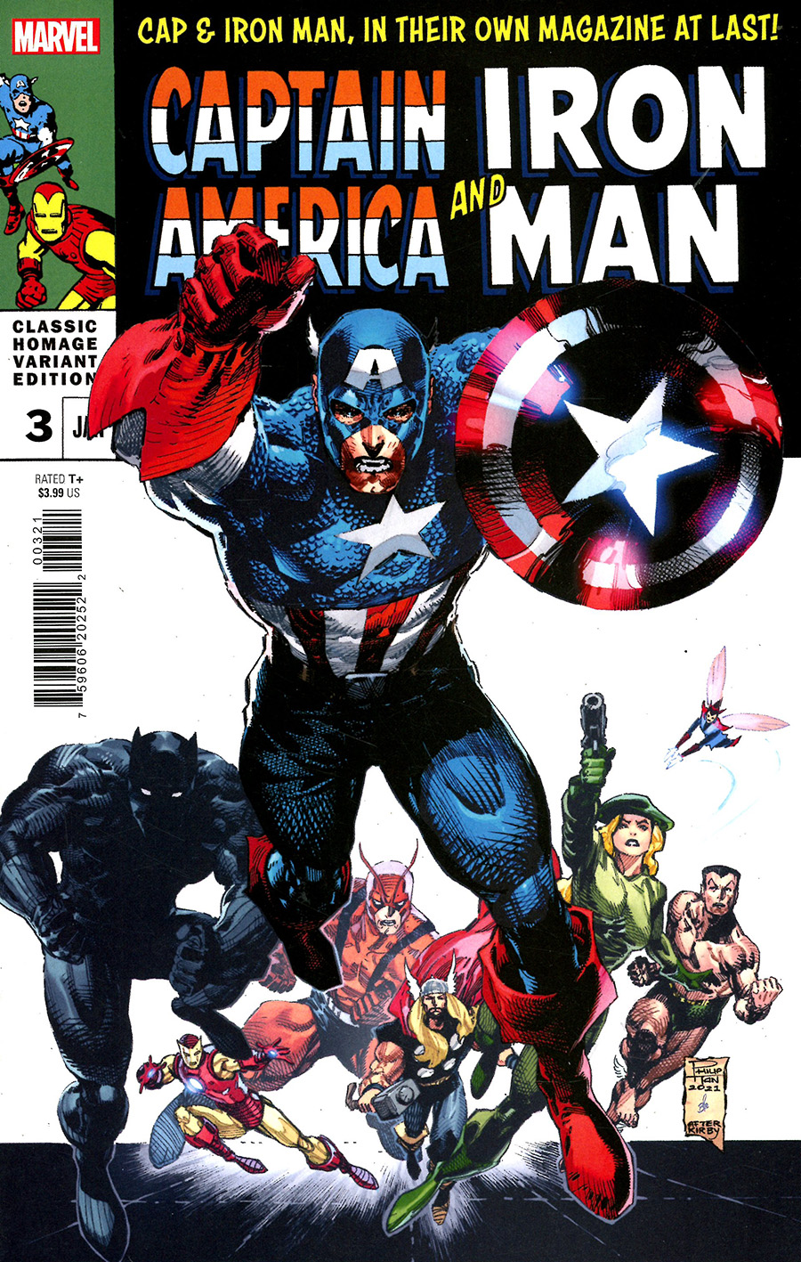 Captain America Iron Man #3 Cover B Variant Philip Tan Classic Homage Cover