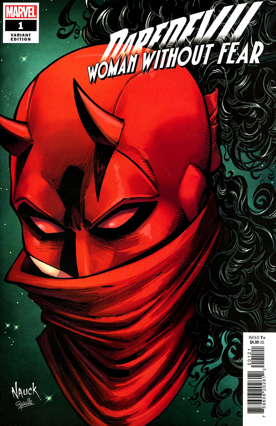 Daredevil Woman Without Fear #1 Cover B Variant Todd Nauck Headshot Cover (Devils Reign Tie-In)