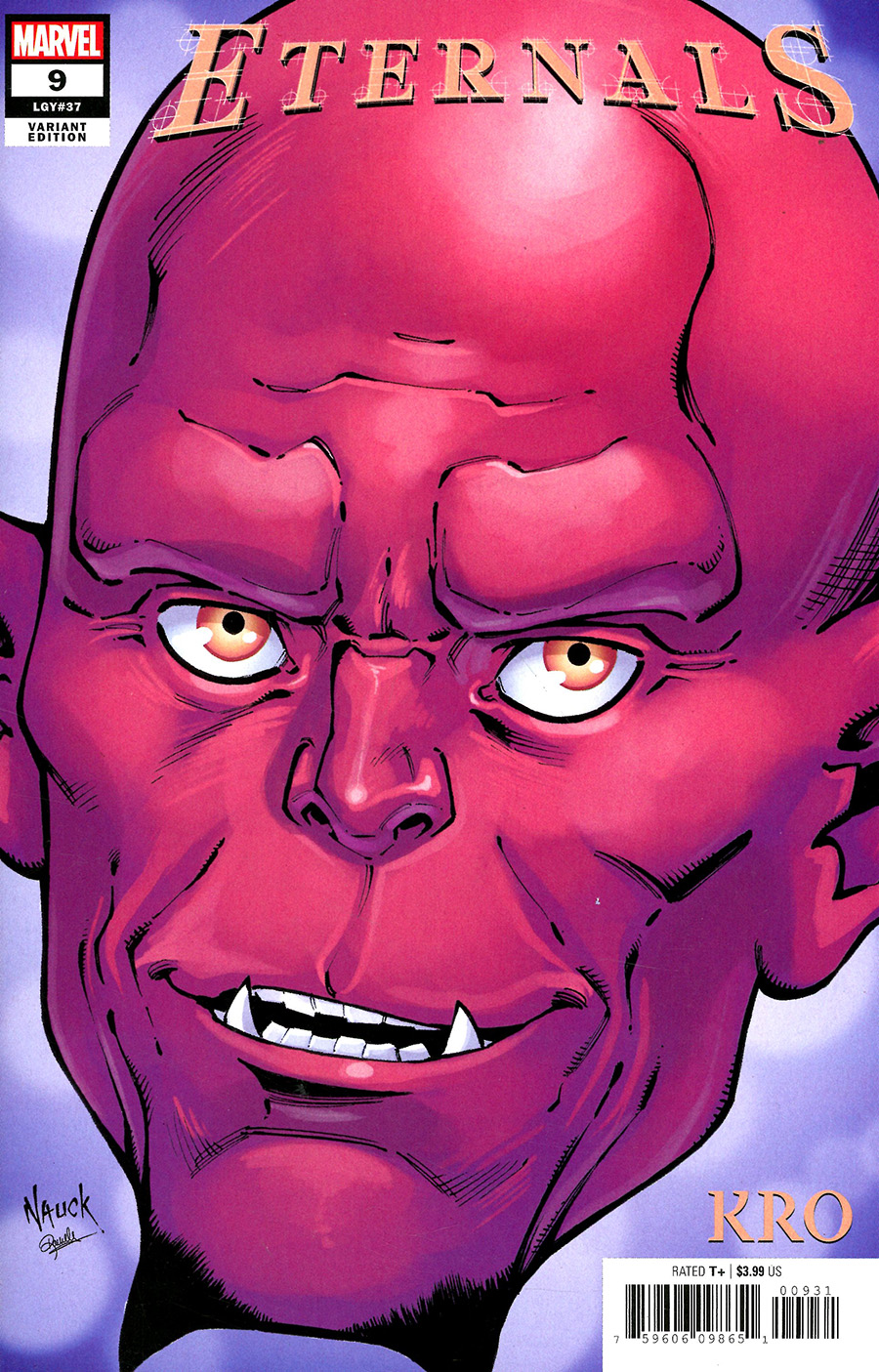 Eternals Vol 5 #9 Cover C Variant Todd Nauck Headshot Cover