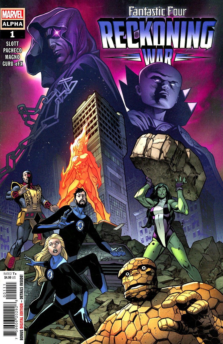 Fantastic Four Reckoning War Alpha #1 (One Shot) Cover A Regular Carlos Pacheco Cover
