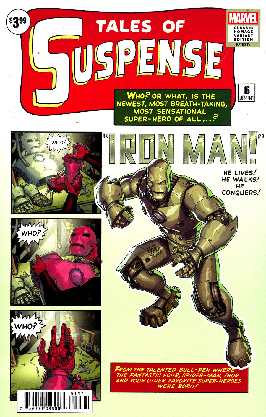 Iron Man Vol 6 #16 Cover B Variant Pete Woods Classic Homage Cover