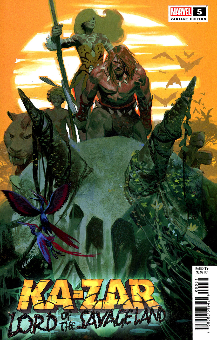 Ka-Zar Lord Of The Savage Land #5 Cover B Variant Daniel Acuna Cover