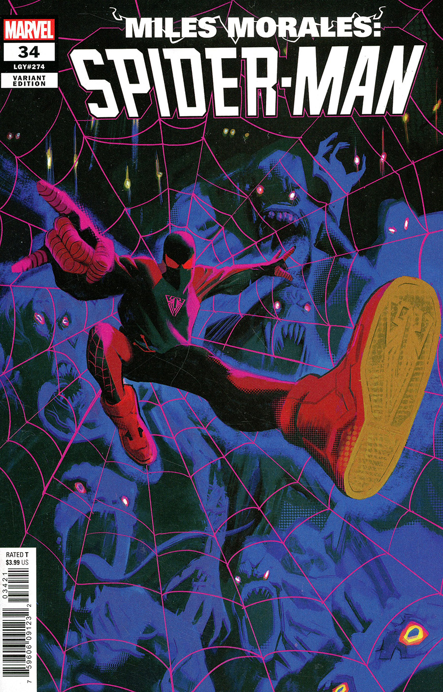 Miles Morales Spider-Man #34 Cover B Variant Daniel Acuna Cover