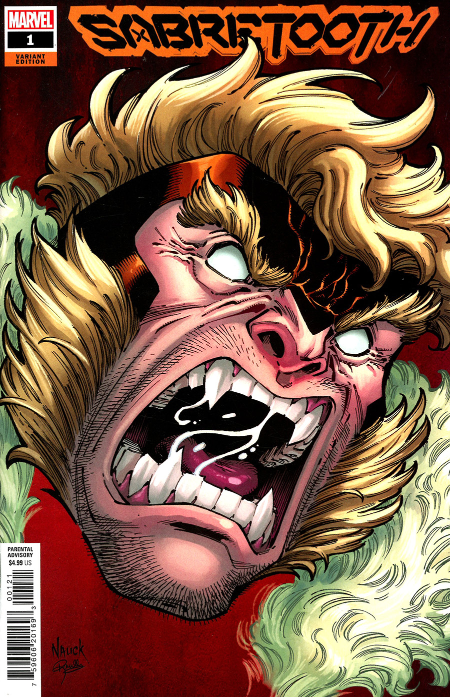 Sabretooth Vol 4 #1 Cover C Variant Todd Nauck Headshot Cover