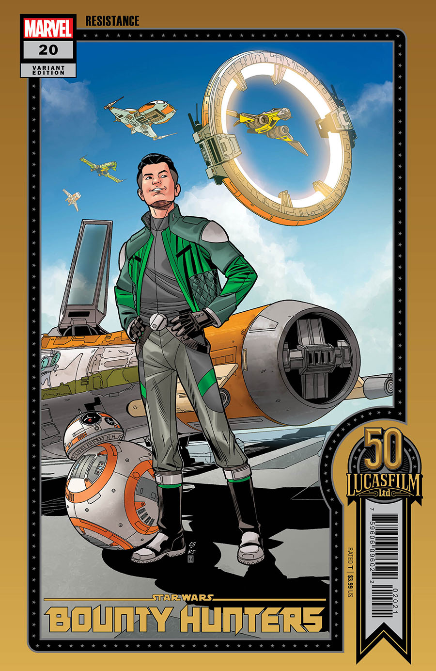 Star Wars Bounty Hunters #20 Cover B Variant Chris Sprouse Lucasfilm 50th Anniversary Cover
