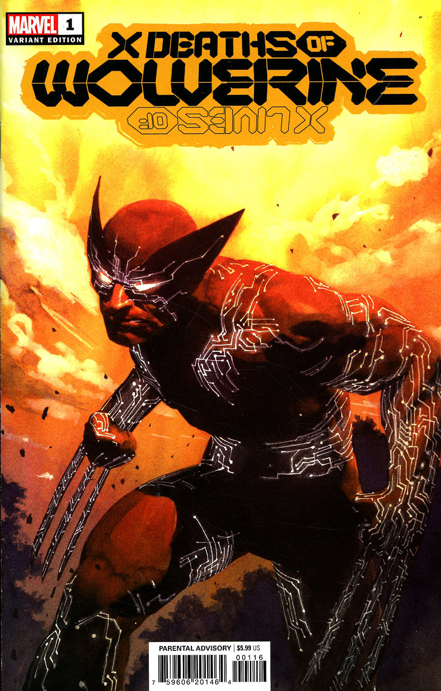 X Deaths Of Wolverine #1 Cover G Variant Gerald Parel Cover