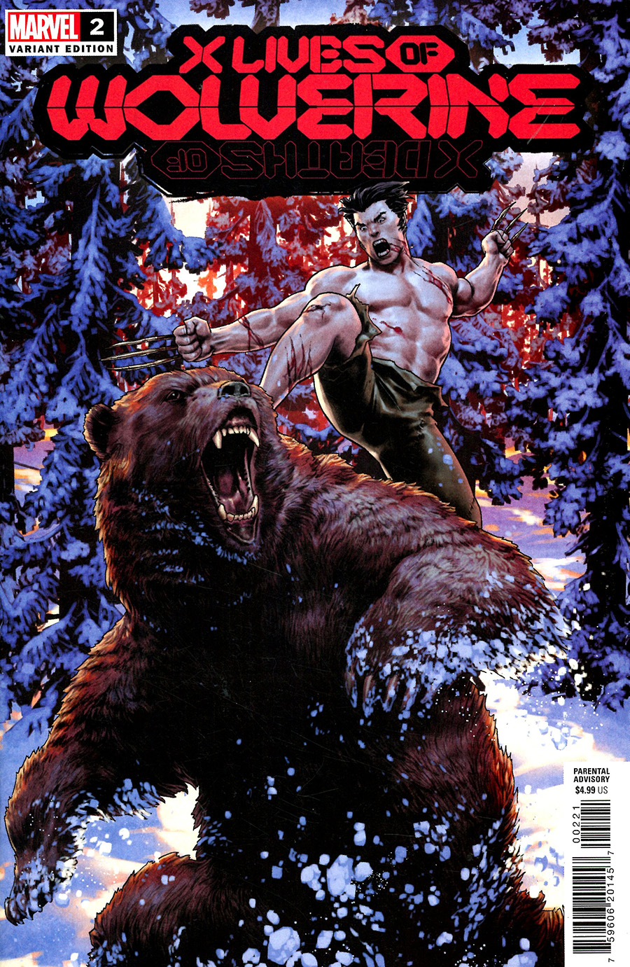 X Lives Of Wolverine #2 Cover B Variant Jesus Saiz Lives Of Wolverine Cover