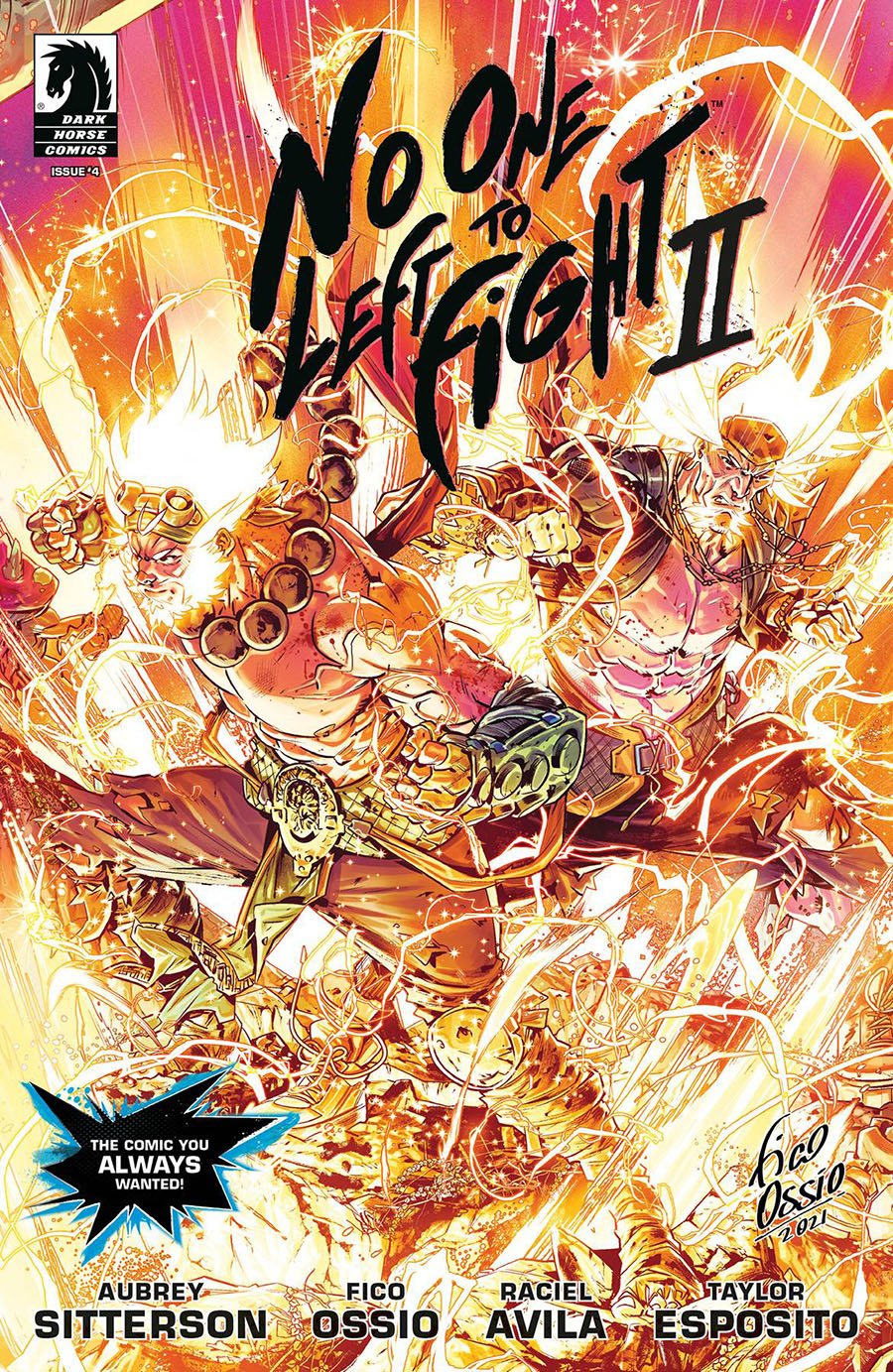 No One Left To Fight II #4 Cover B Variant Fico Ossio Cover