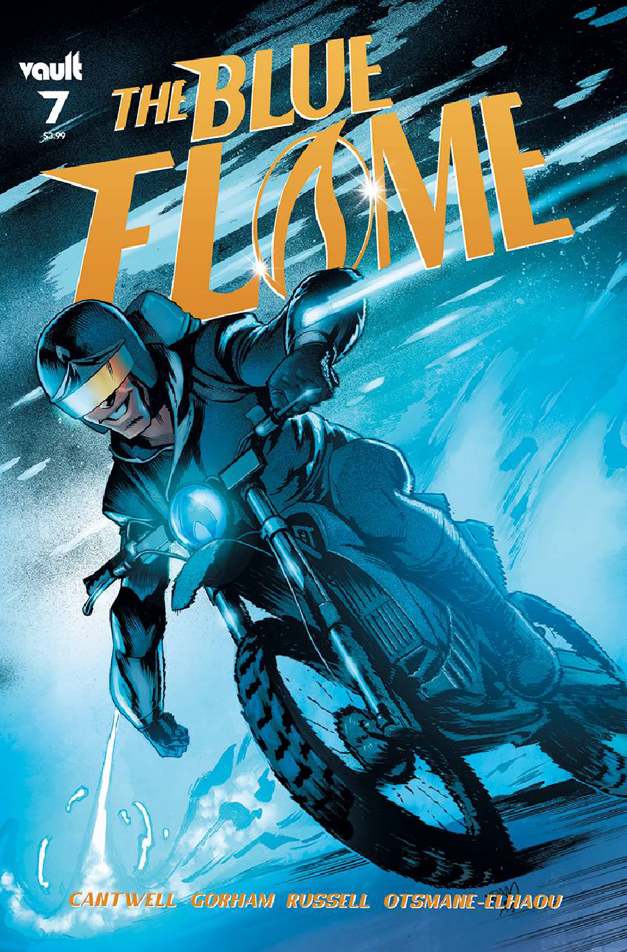 Blue Flame #7 Cover A Regular Adam Gorham Cover