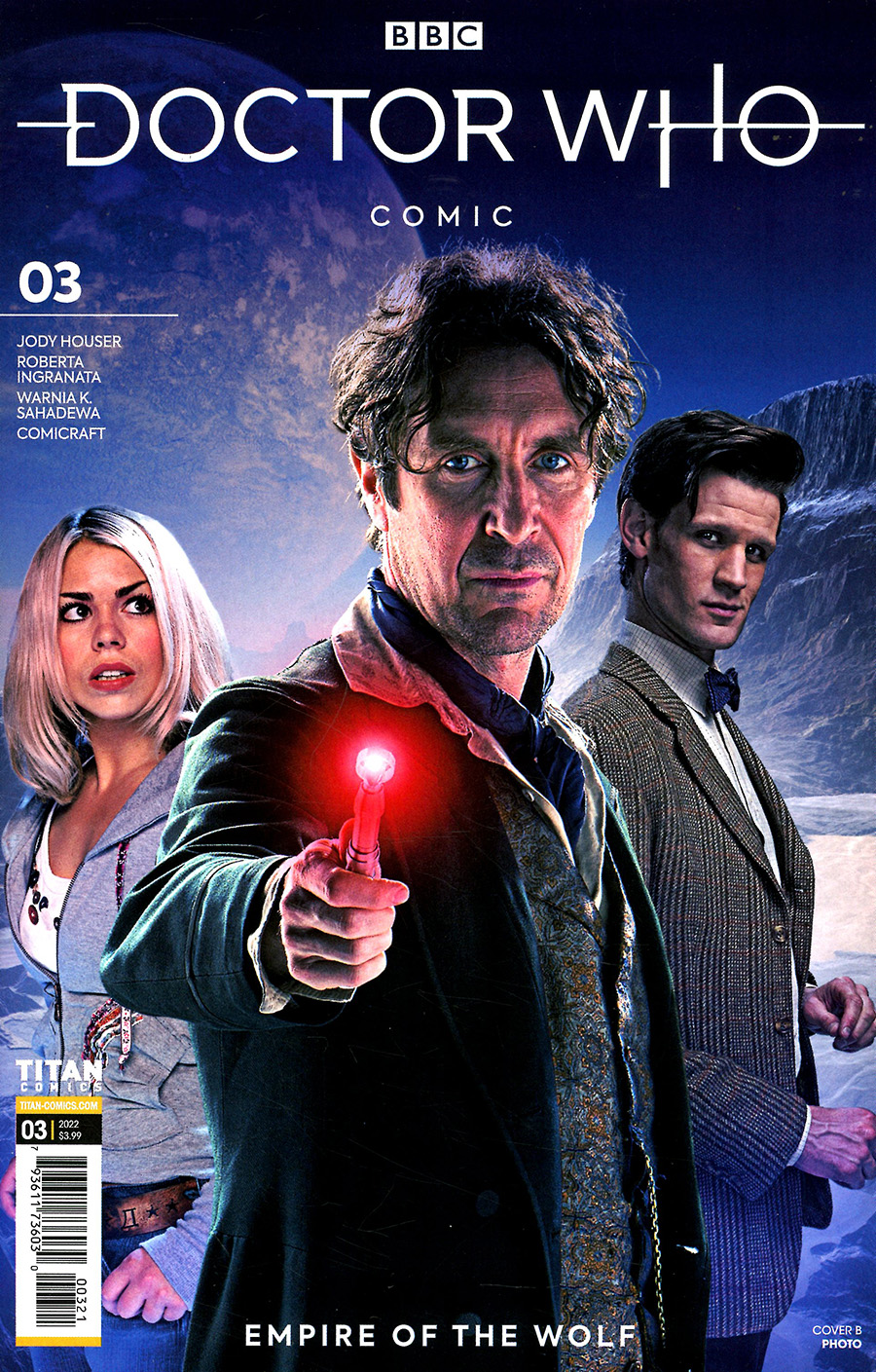 Doctor Who Empire Of The Wolf #3 Cover B Variant Photo Cover