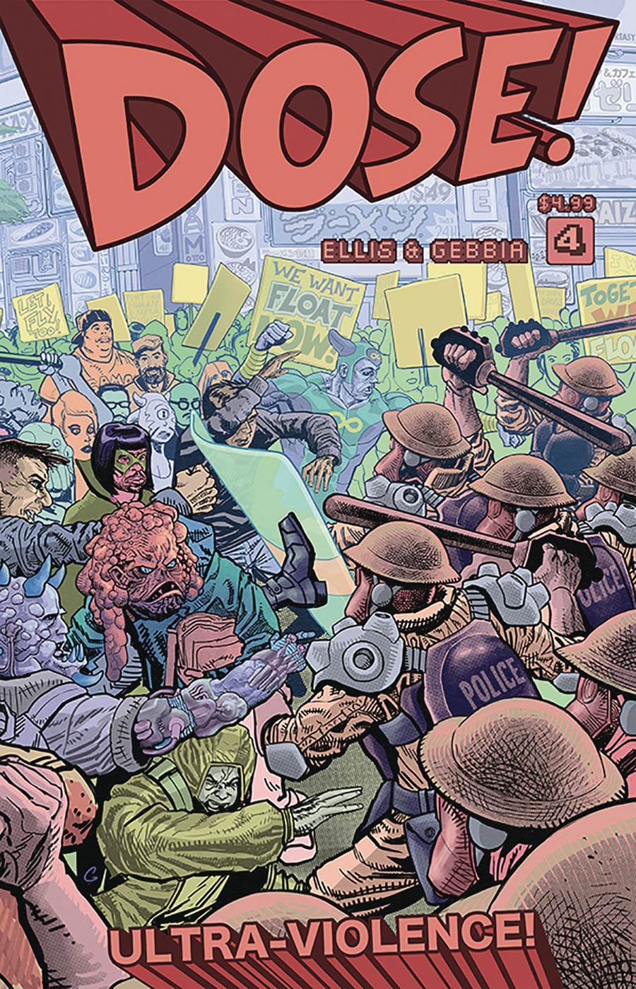 Dose #4 Cover B Variant John Gebbia Cover