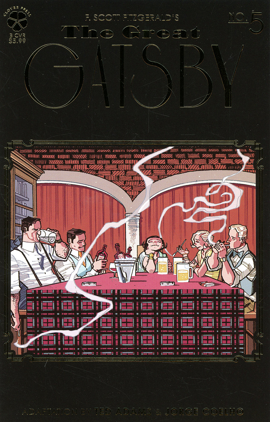 Great Gatsby #5 Cover B Variant Jorge Coelho Foil-Stamped Cover