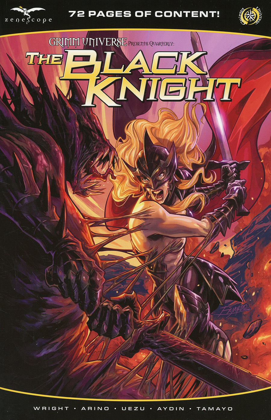 Grimm Fairy Tales Presents Grimm Universe Quarterly #5 Black Knight Cover B Guillermo Fajardo