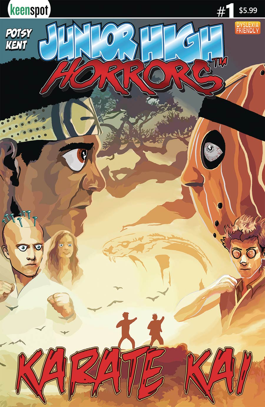 Junior High Horrors Karate Kai #1 Cover B Variant Eric Kent Cover