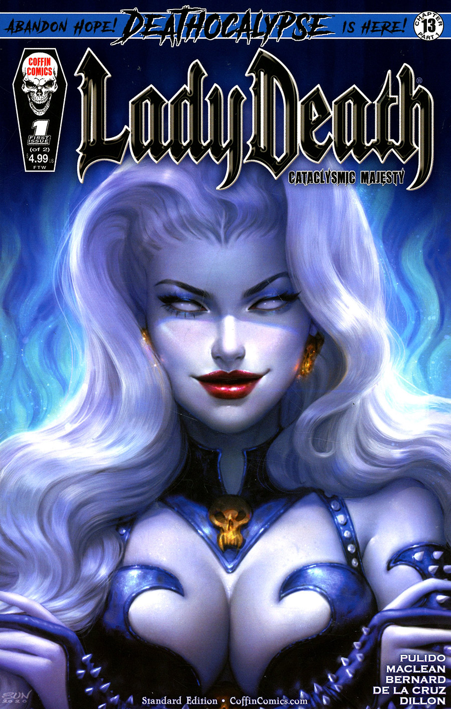 Lady Death Cataclysmic Majesty #1 Cover A Regular Sun Khamunaki Cover