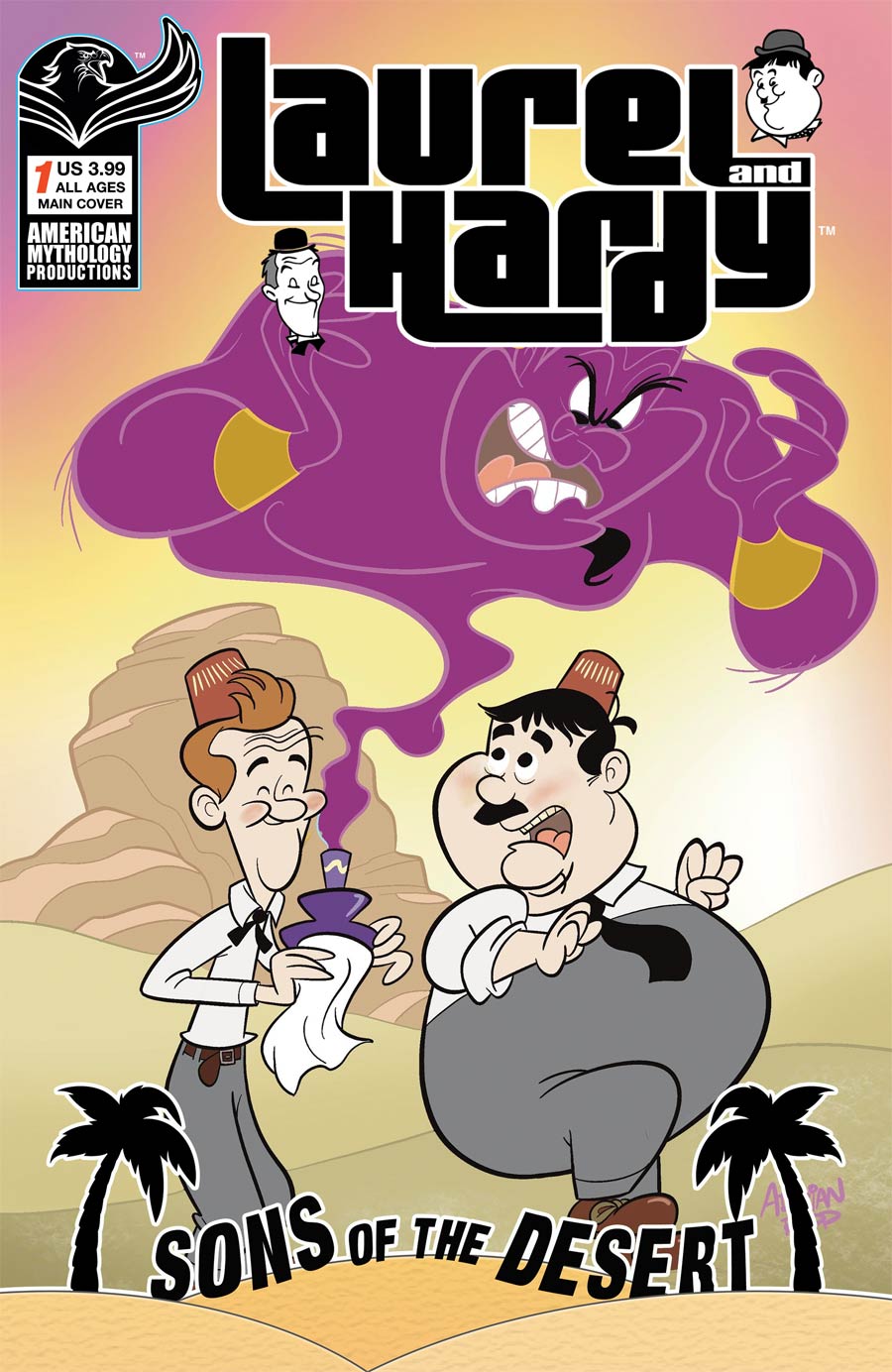 Laurel And Hardy Sons Of The Desert #1 (One Shot) Cover A Regular Adrian Ropp Cover